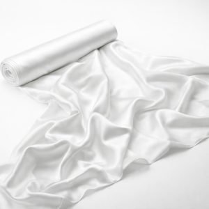 White Lustrous Satin – Pre-Cut 4 Metre Piece